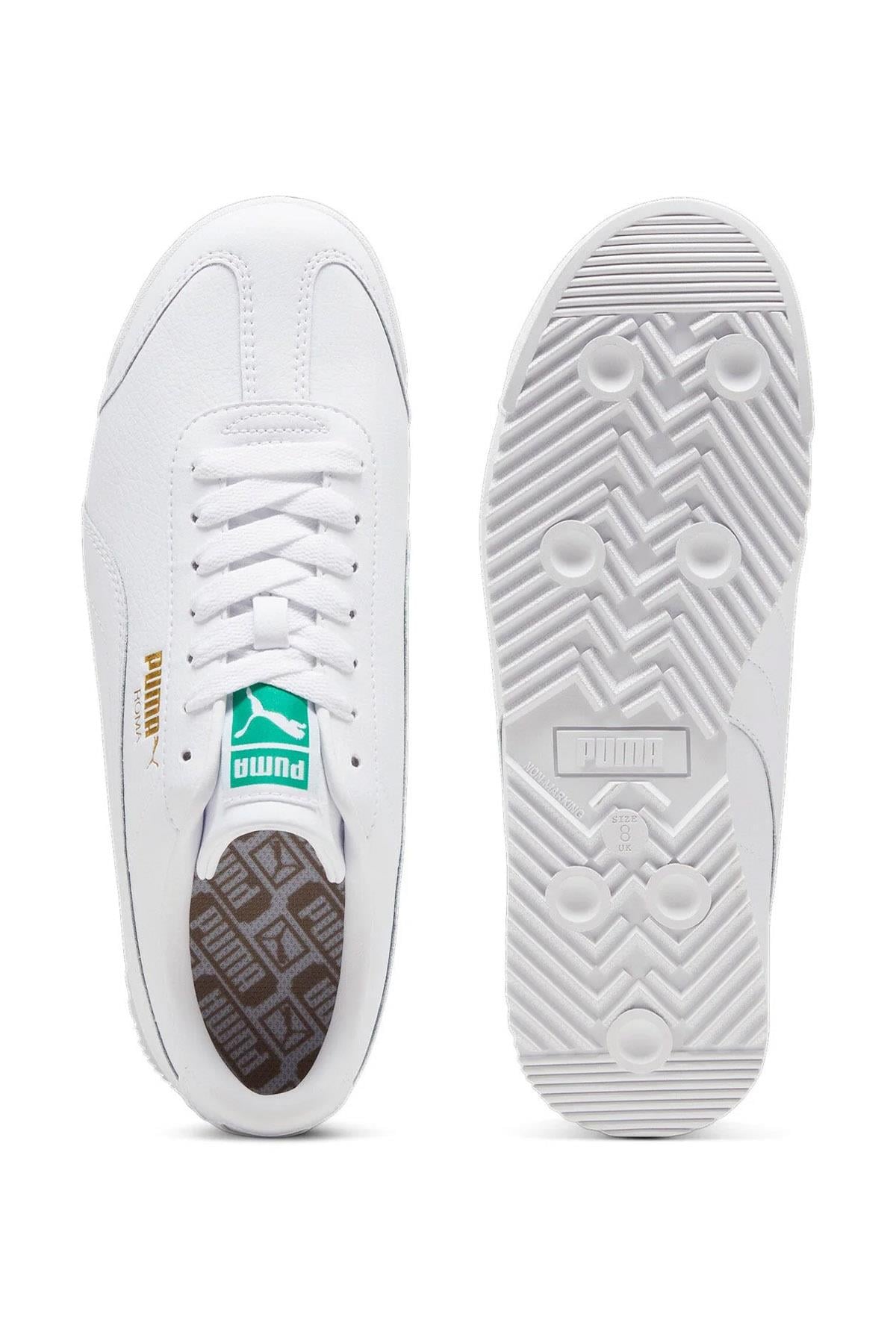 Puma Erkek Roma 24 Standart Sneaker Beyaz Spor Ayakkabı - 396868-03 - Puma - 39686803