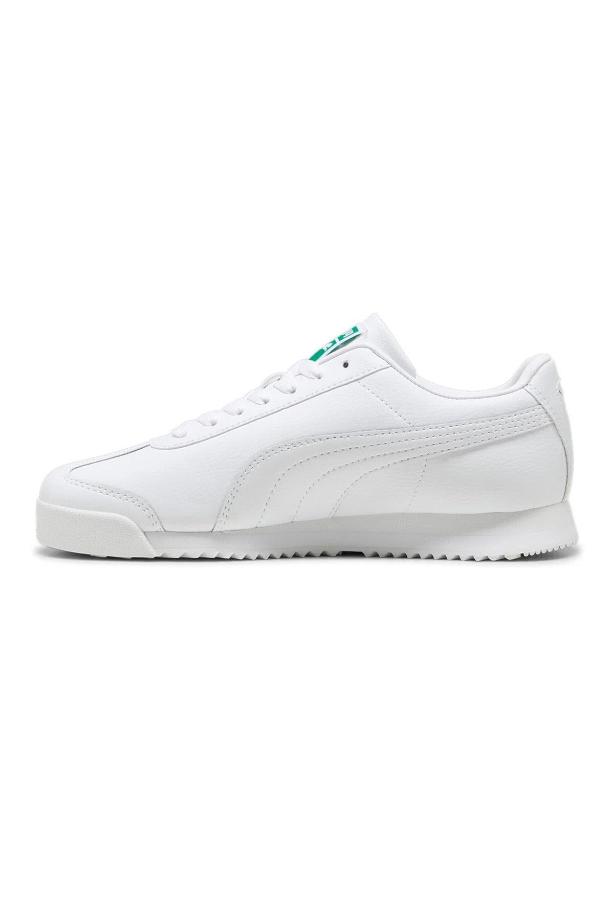 Puma Erkek Roma 24 Standart Sneaker Beyaz Spor Ayakkabı - 396868-03 - Puma - 39686803