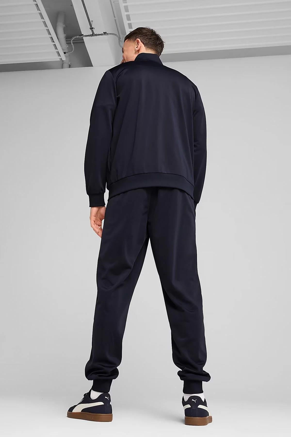 Puma Ess Polly Erkek Lacivert Alt Üst Eşofman Takımı - 684847 - Puma - 684847