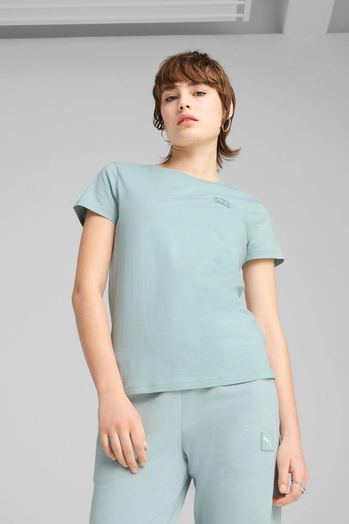 Puma Kadın ESS ELEVATED Kısa Kol T-Shirt - 69089467 - Puma - muk-ESS ELEVATED Tee