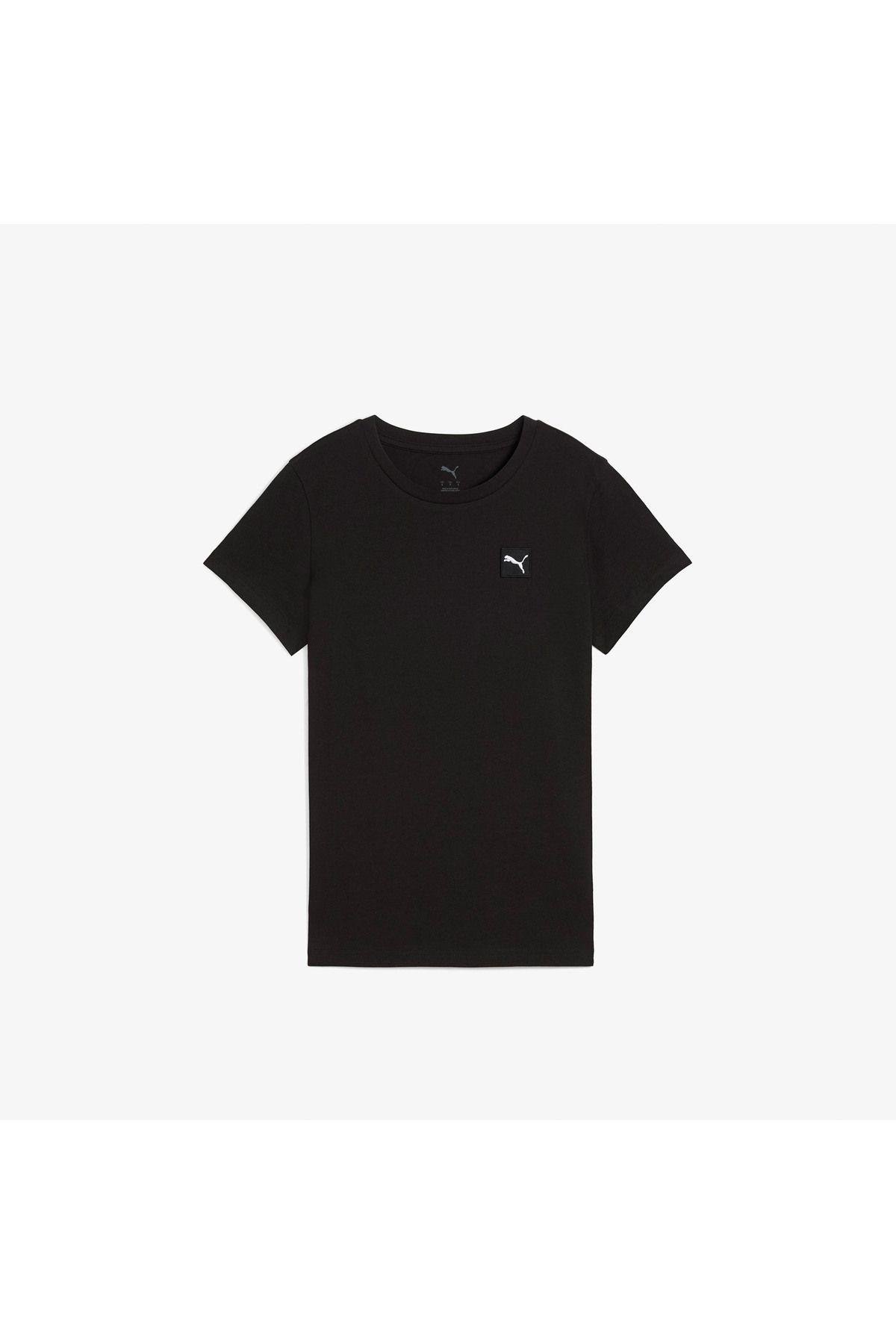 Puma Kadın Ess Elevated Siyah T-Shirt -  - Puma - 690894-01