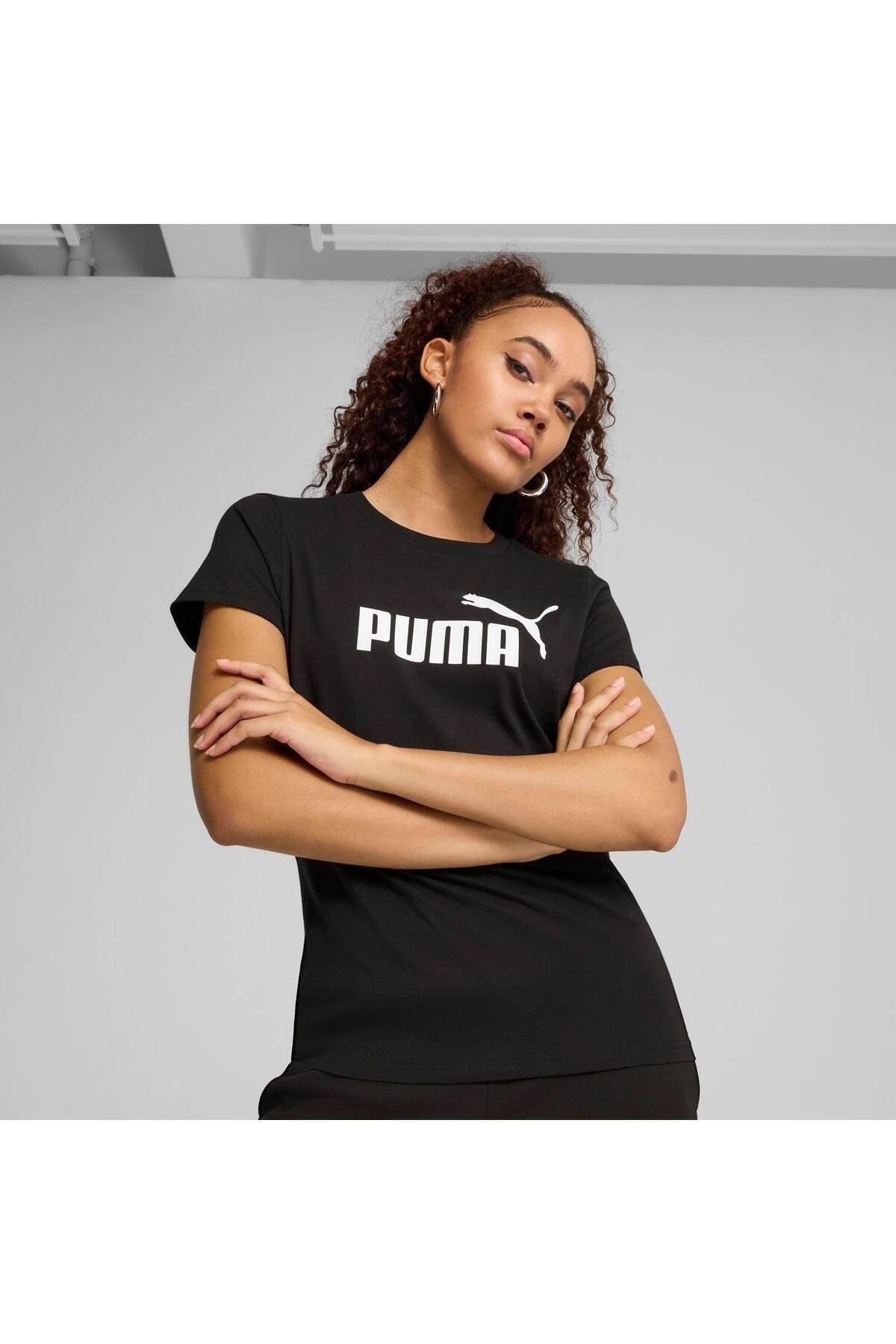 Puma Kadın ESS No. 1 Logo Tee Spor T-Shirt - 68237001 - Puma - muk-68253399
