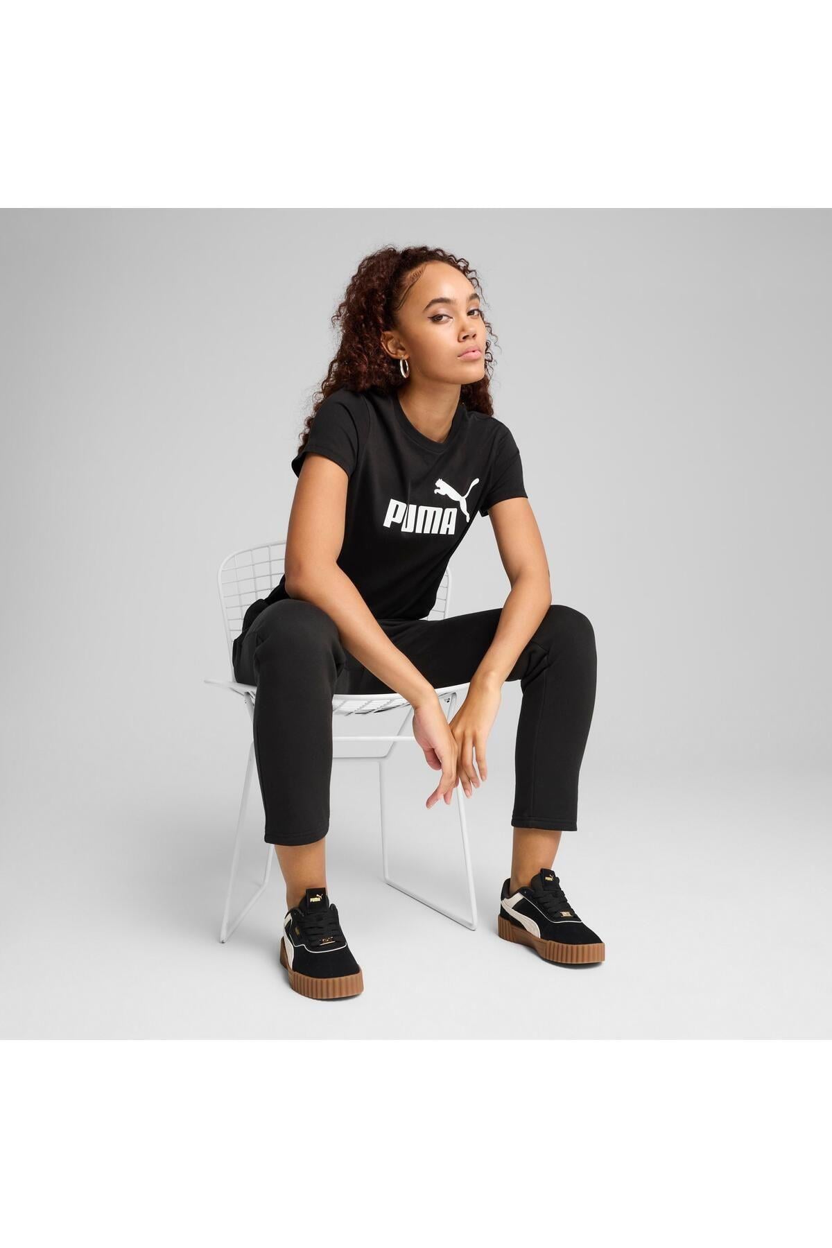 Puma Kadın ESS No. 1 Logo Tee Spor T-Shirt - 68237001 - Puma - muk-68253399