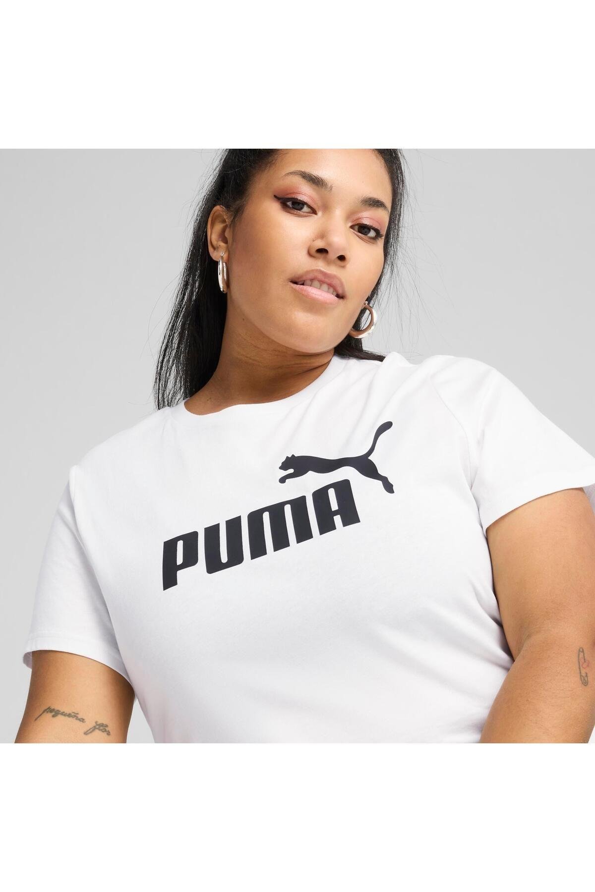 Puma Kadın ESS No. 1 Logo Tee Spor T-Shirt - 68237002 - Puma - muk-68253399