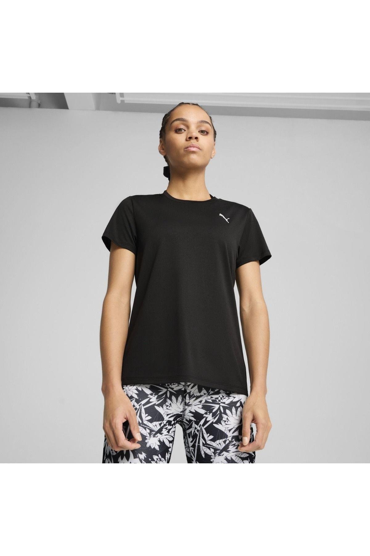Puma Kadın Tad Essentials Crew Siyah T-shirt - 52717701 - Puma - 57-527177-1