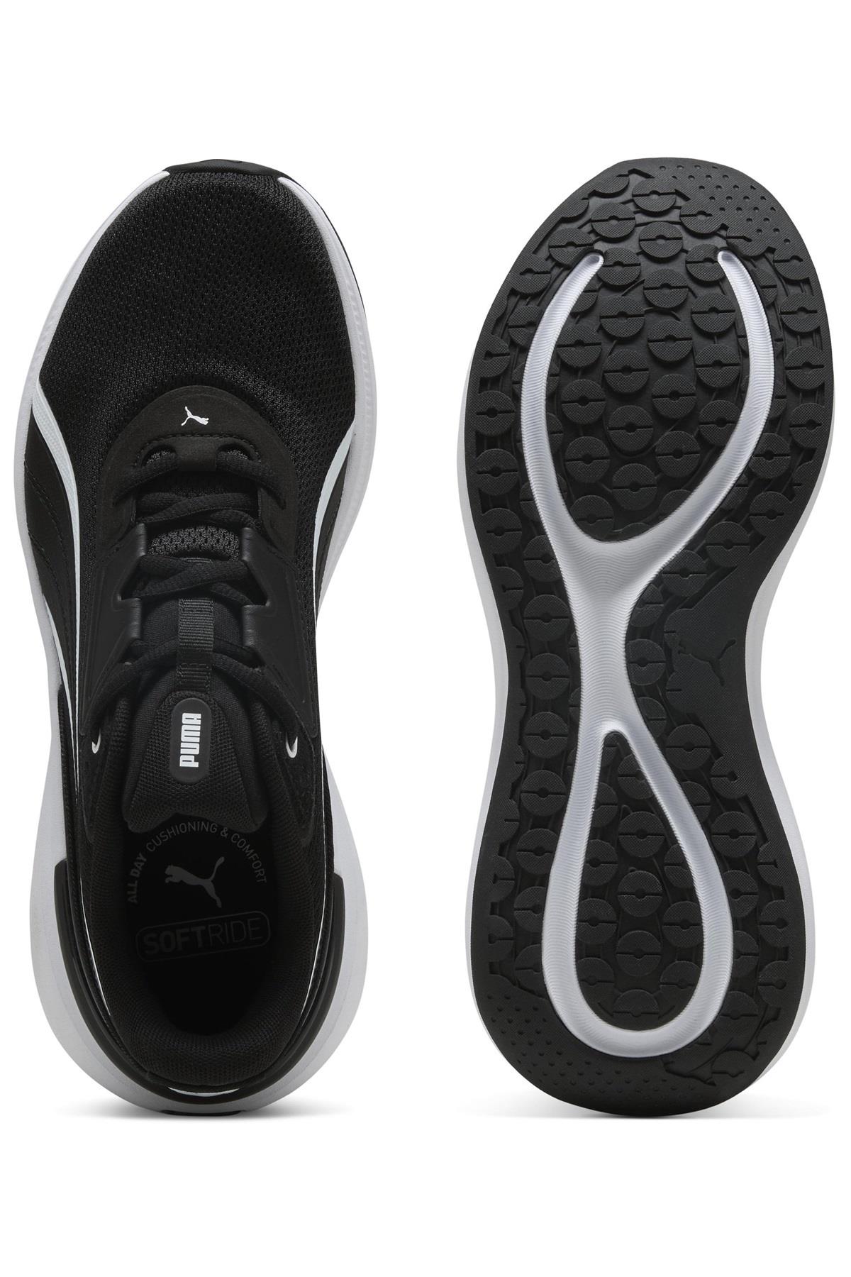 Puma Softride Exo Erkek Siyah Beyaz Yürüyüş Spor Ayakkabı- 311722 - Puma - 3117220-S