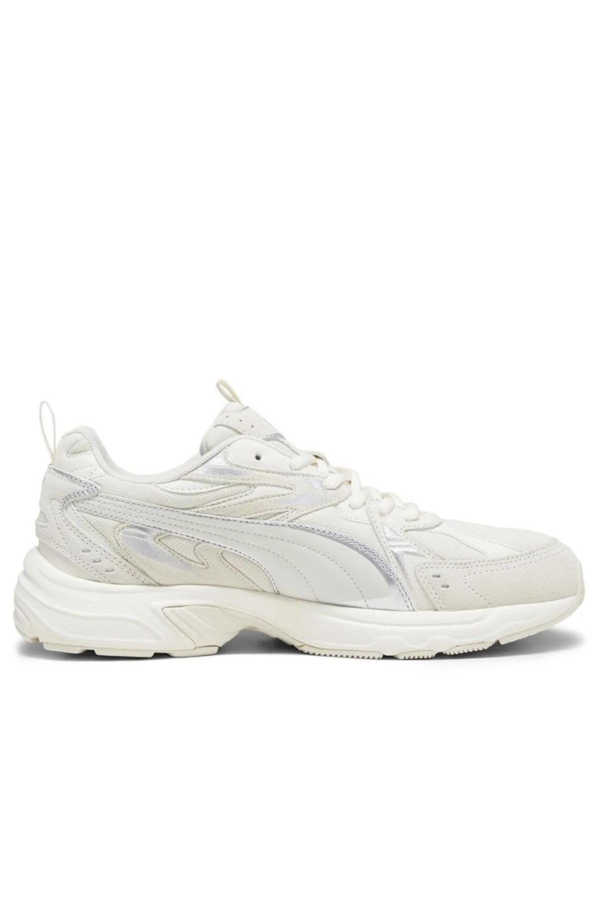 Puma Unisex Milenio Tech Suede Cool Light Beyaz Spor Ayakkabı Sneaker - 39348902 - Puma - 39348914