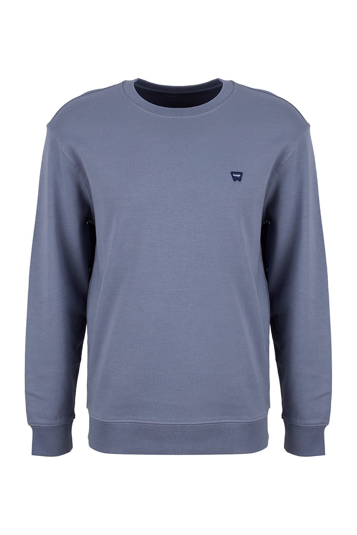 Wrangler Erkek Bisiklet Yaka Mavi Sweatshirt-GW2520255 - Wrangler - 5003414650