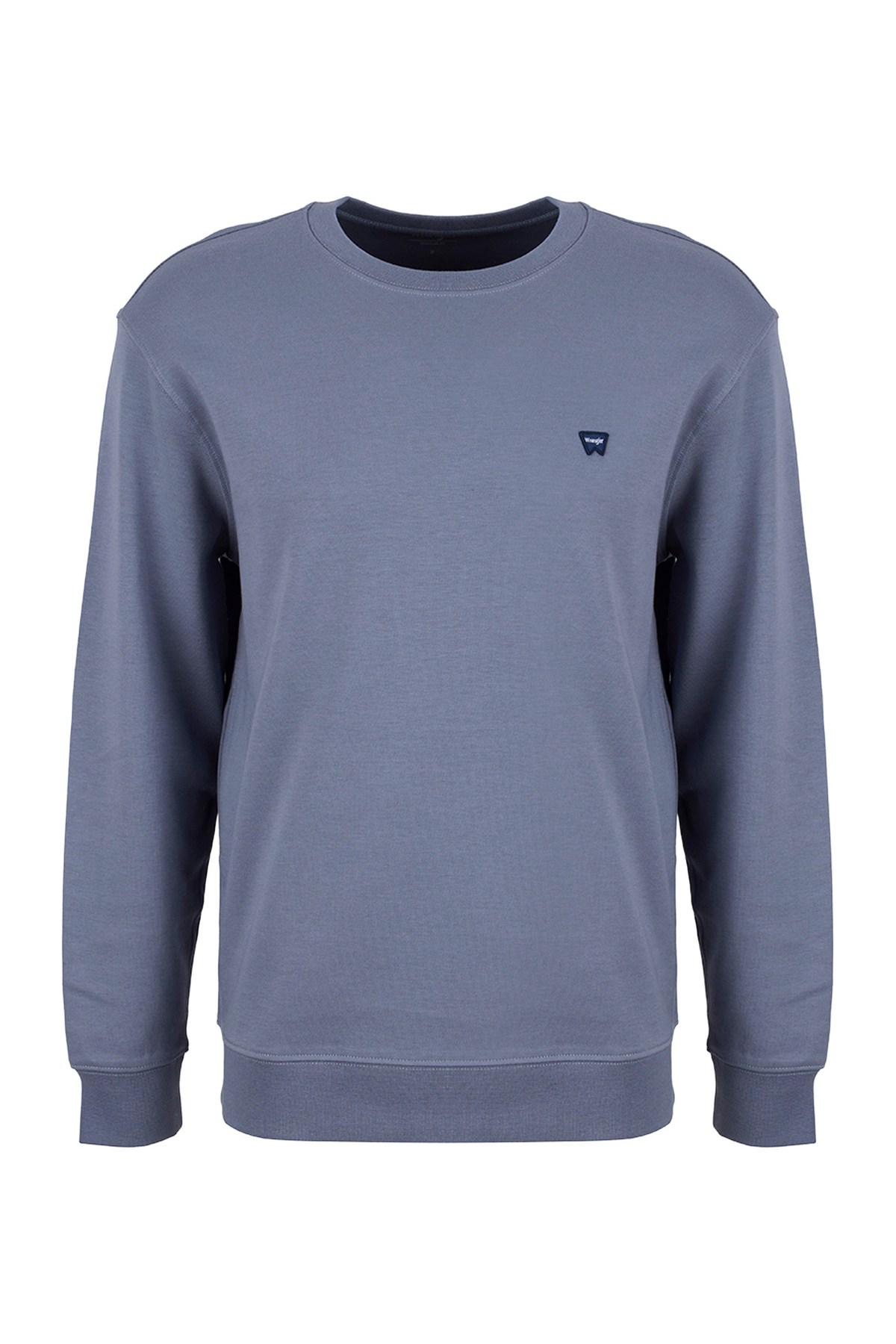 Wrangler Erkek Bisiklet Yaka Mavi Sweatshirt-GW2520255 - Wrangler - 5003414650