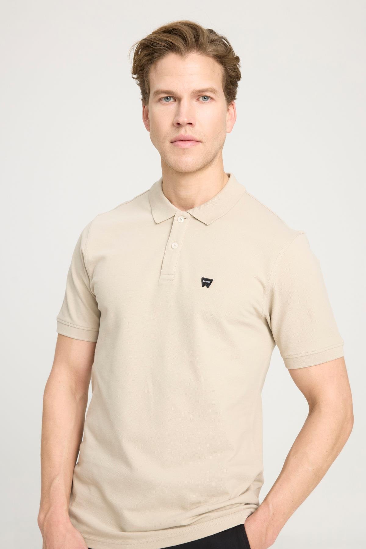 Wrangler Erkek Kısa Kollu Polo Yaka T-shirt - W7D5K4XX2TUQ - Wrangler - W7D5K4XX2TUQ