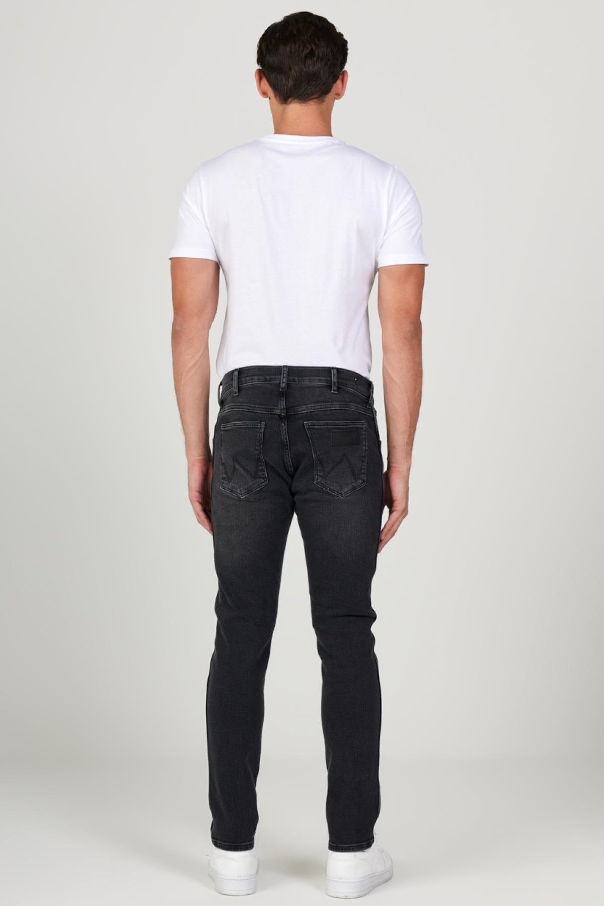 Wrangler Erkek Larston Slim Fit Jean Siyah - 5003073654  - Wrangler - 5003073654