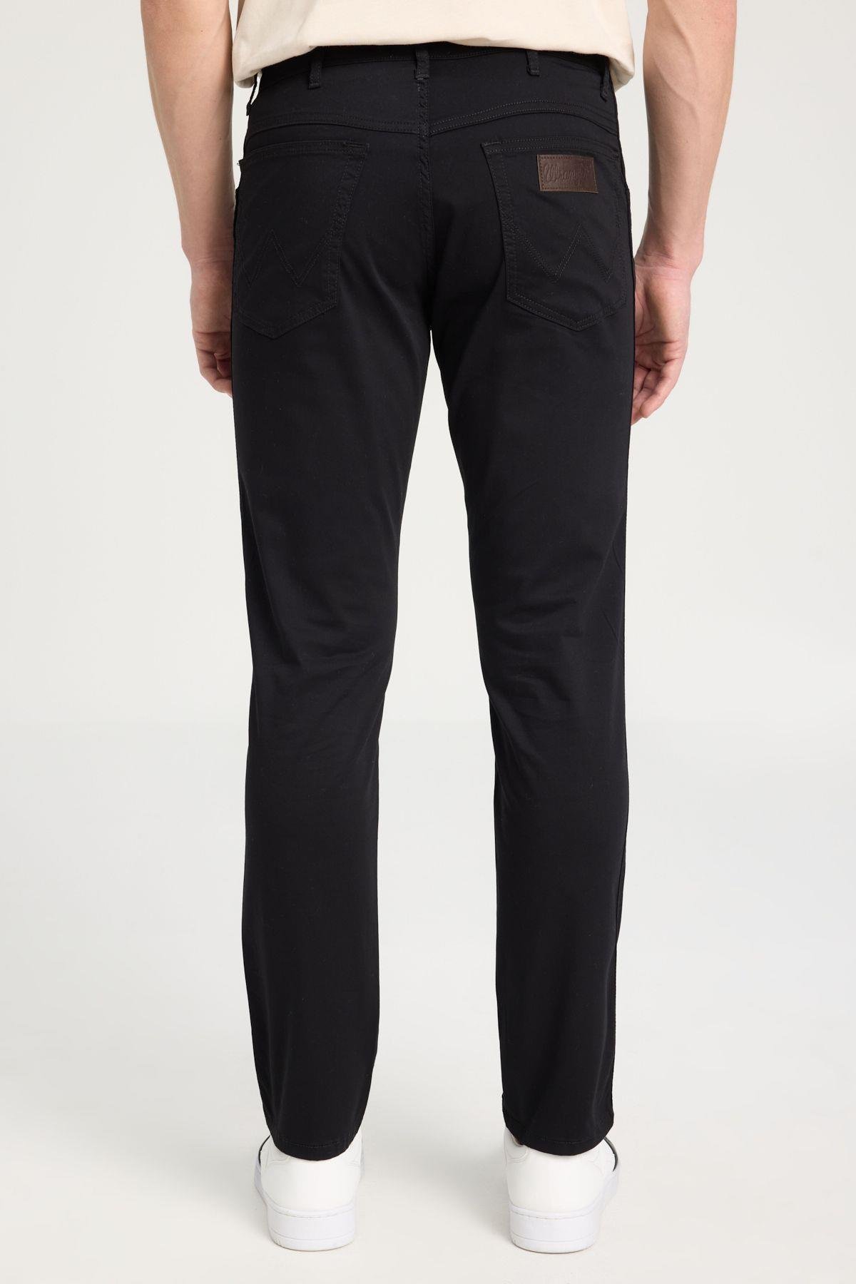 Wrangler Erkek Normal Bel Slim Fit Siyah Chino Pantolon Texas Slim Pantolon- W12001 - Wrangler - 5003007556