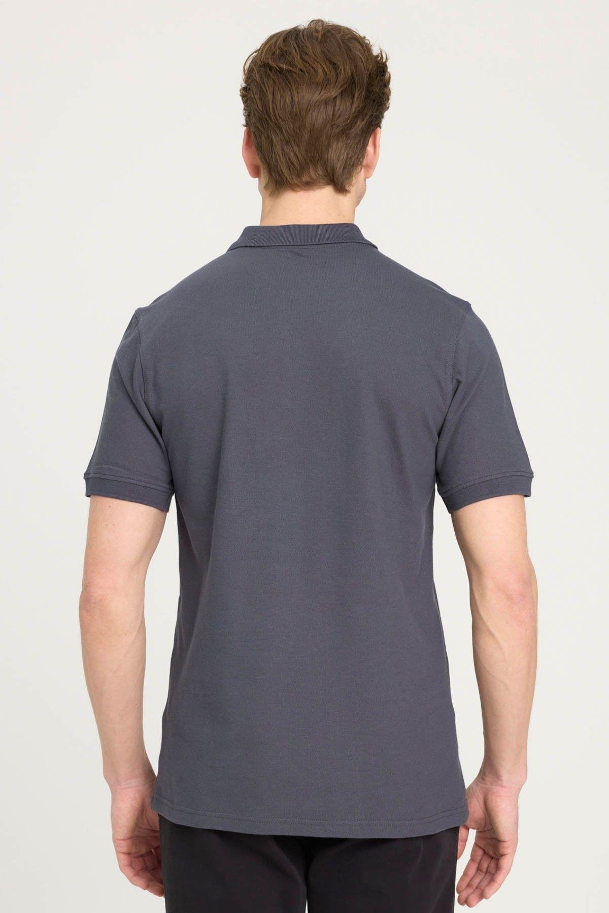 Wrangler Erkek Regular Fit Antrasit Polo Yaka T-Shirt - W7D5K4XX2T003 - Wrangler - W7D5K4XX2T003