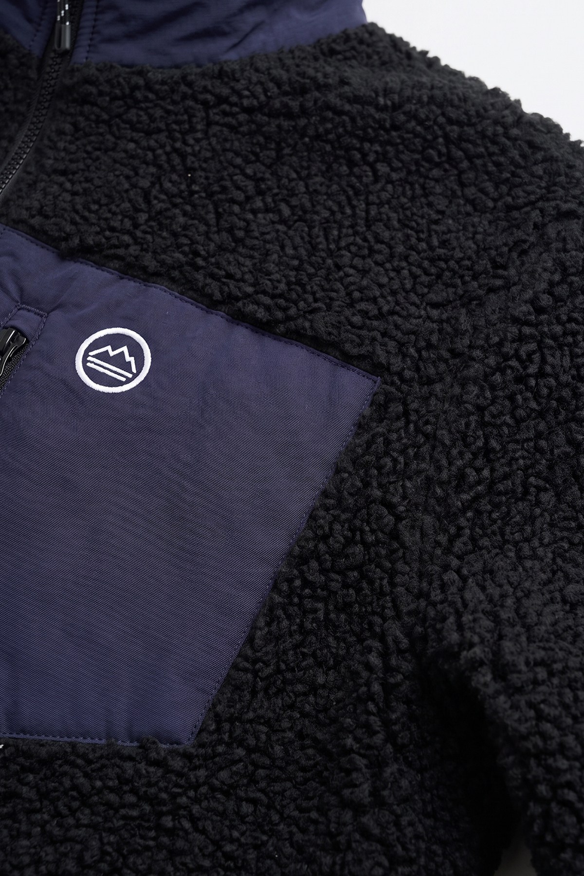 Wrangler Erkek Regular Fit Dik Yaka Tam Fermuarlı Cepli Sherpa Sweatshirt Polar-W2620003 - Wrangler - W2620003-S