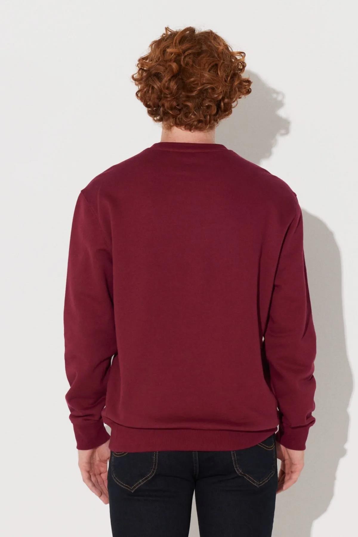 Wrangler Erkek Regular Fit Normal Kesim Pamuk Bisiklet Yaka Şardonlu Sweatshirt - L81IRY - Lee - L81IRY