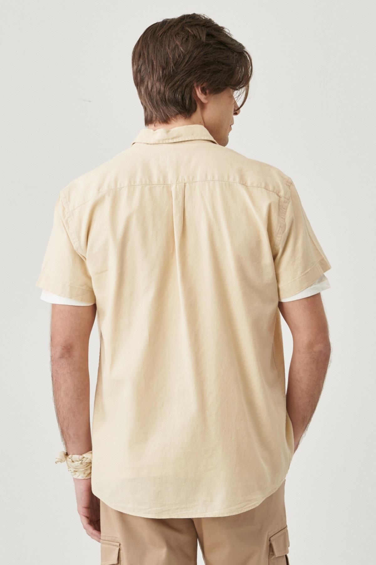 Wrangler Erkek Regular Fit Normal Kesim Kısa Kollu Gömlek - W5J7 - Wrangler - W5J7