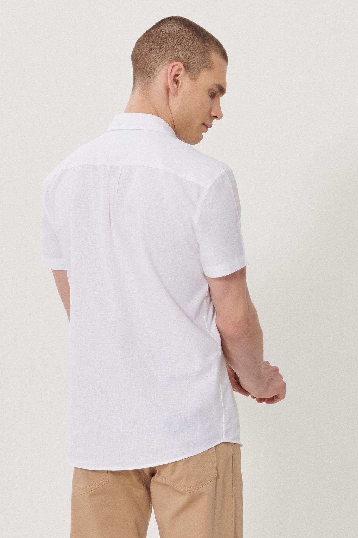 Wrangler Erkek Regular Fit Normal Kesim Kısa Kollu Gömlek - W5J7 - Wrangler - W5J7