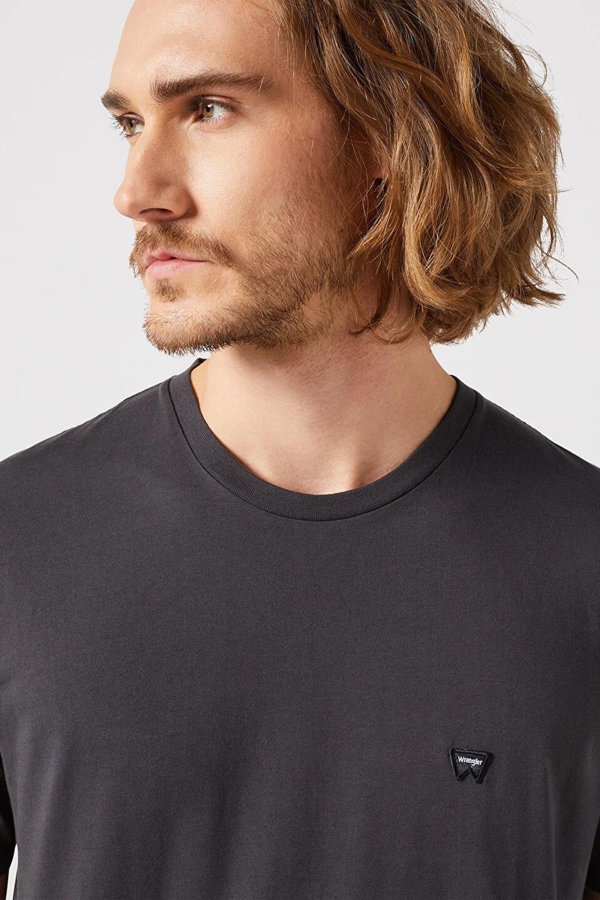 Wrangler Erkek T-shirt Siyah Yuvarlak Yaka Tişört - 5003142864 - Wrangler - 5003142864
