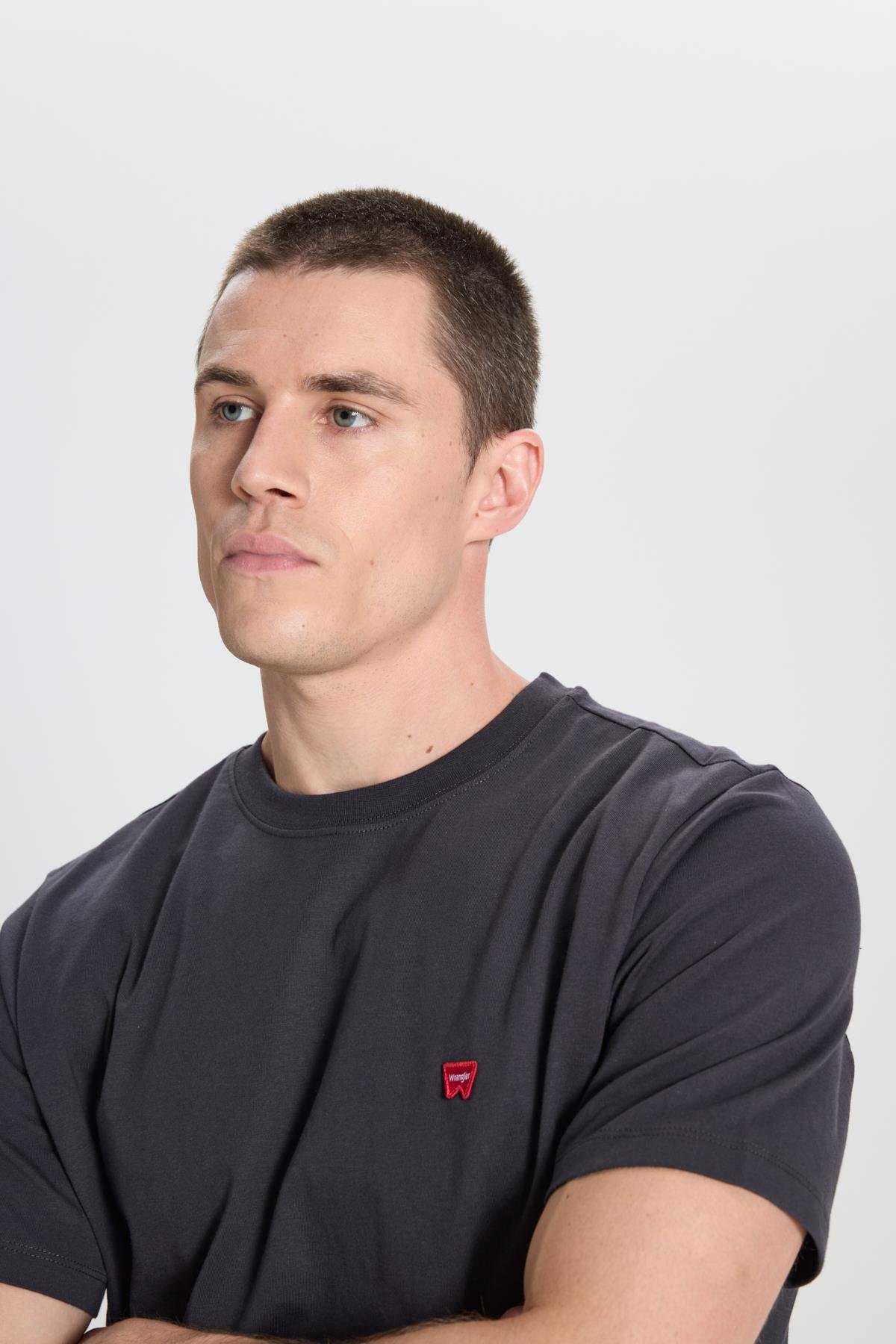 Wrangler Erkek T-shirt Siyah Yuvarlak Yaka Tişört - 5003142864 - Wrangler - 5003142864