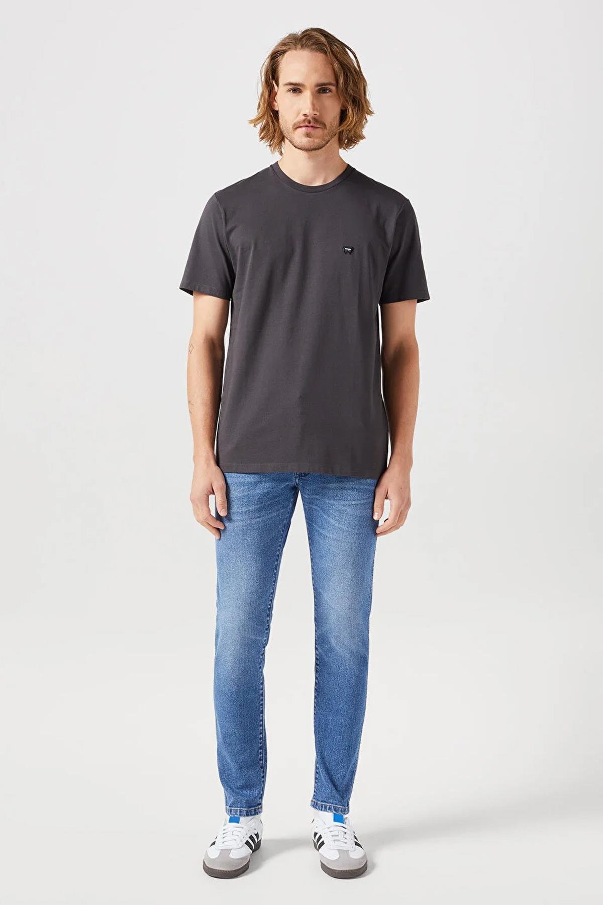 Wrangler Erkek T-shirt Siyah Yuvarlak Yaka Tişört - 5003142864 - Wrangler - 5003142864