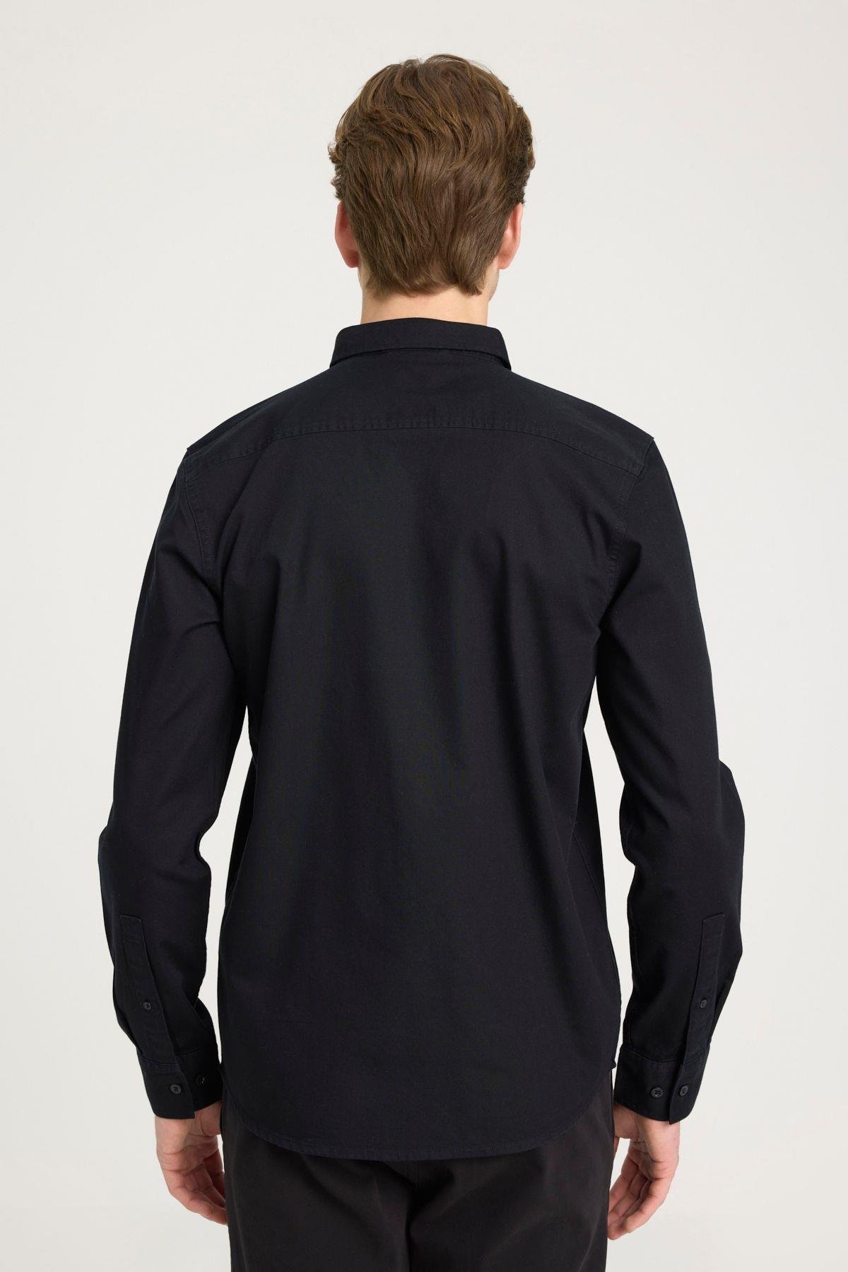 Wrangler Regular Fit Normal Kesim Düz Cepli Pamuk Gömlek - W241464 - Wrangler - W241464