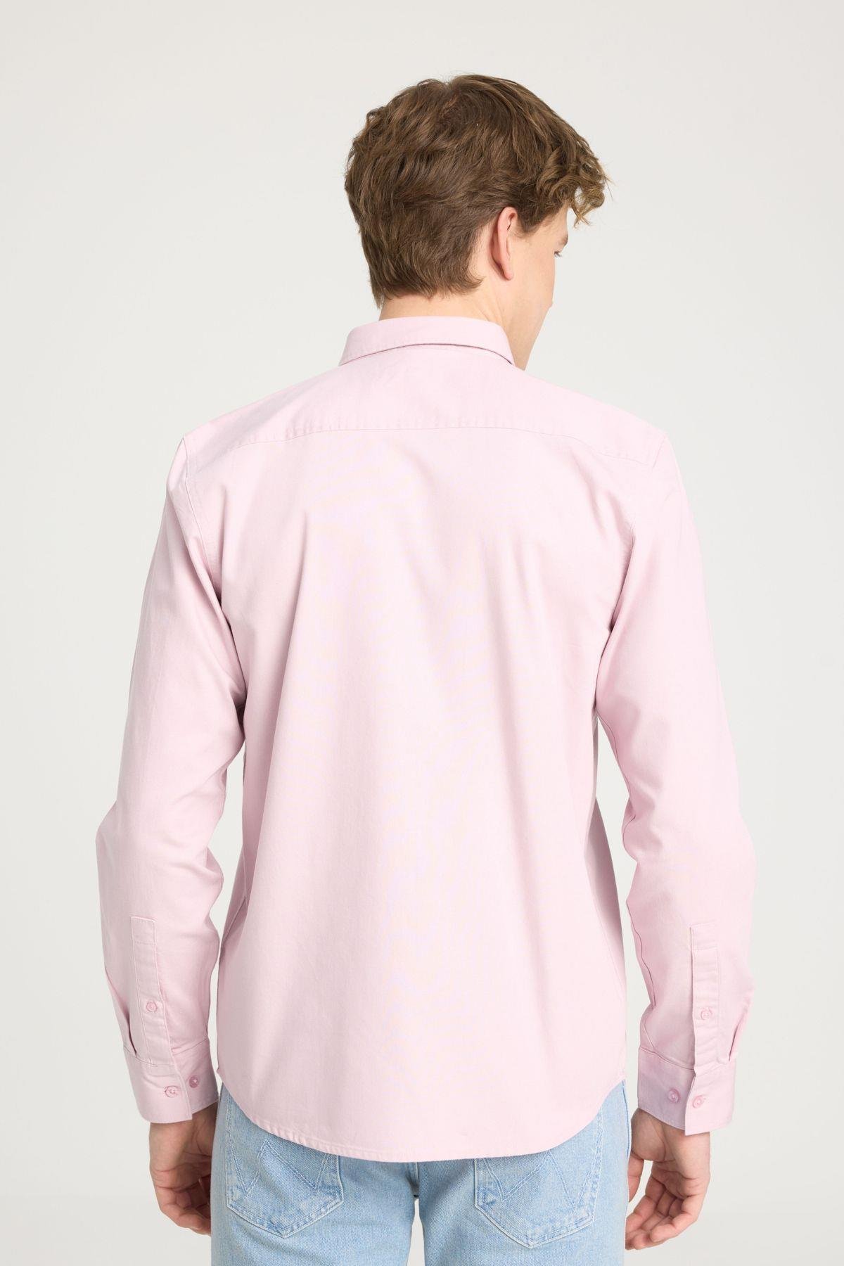 Wrangler Regular Fit Normal Kesim Düz Cepli Pamuk Gömlek - W241464 - Wrangler - W241464