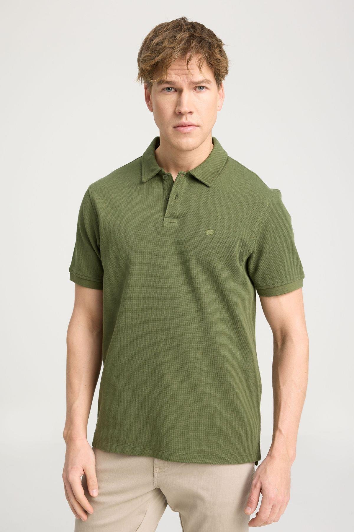Wrangler Regular Fit Normal Kesim Erkek Polo Yaka Tişört - W241557  - Wrangler - W241557