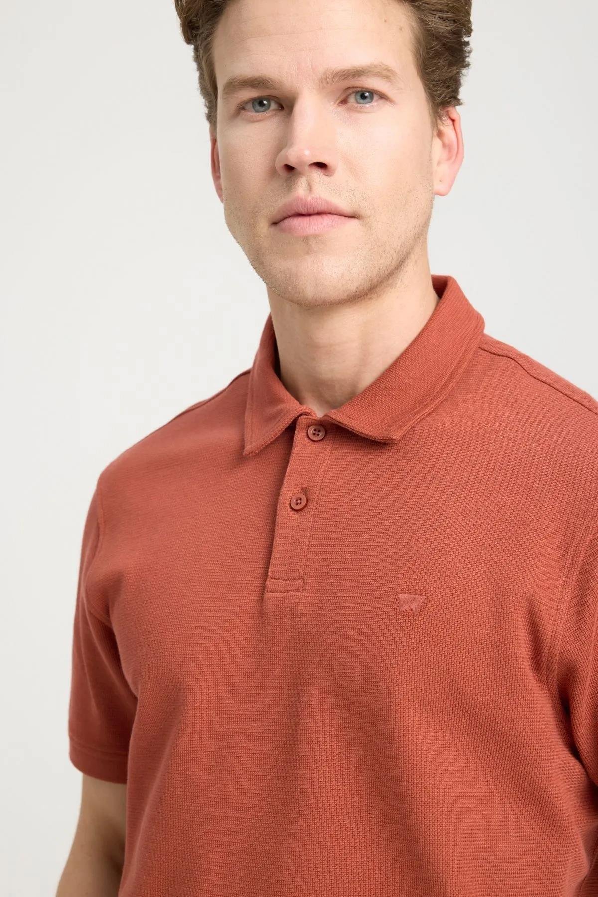 Wrangler Regular Fit Normal Kesim Erkek Polo Yaka Tişört - W241557  - Wrangler - W241557