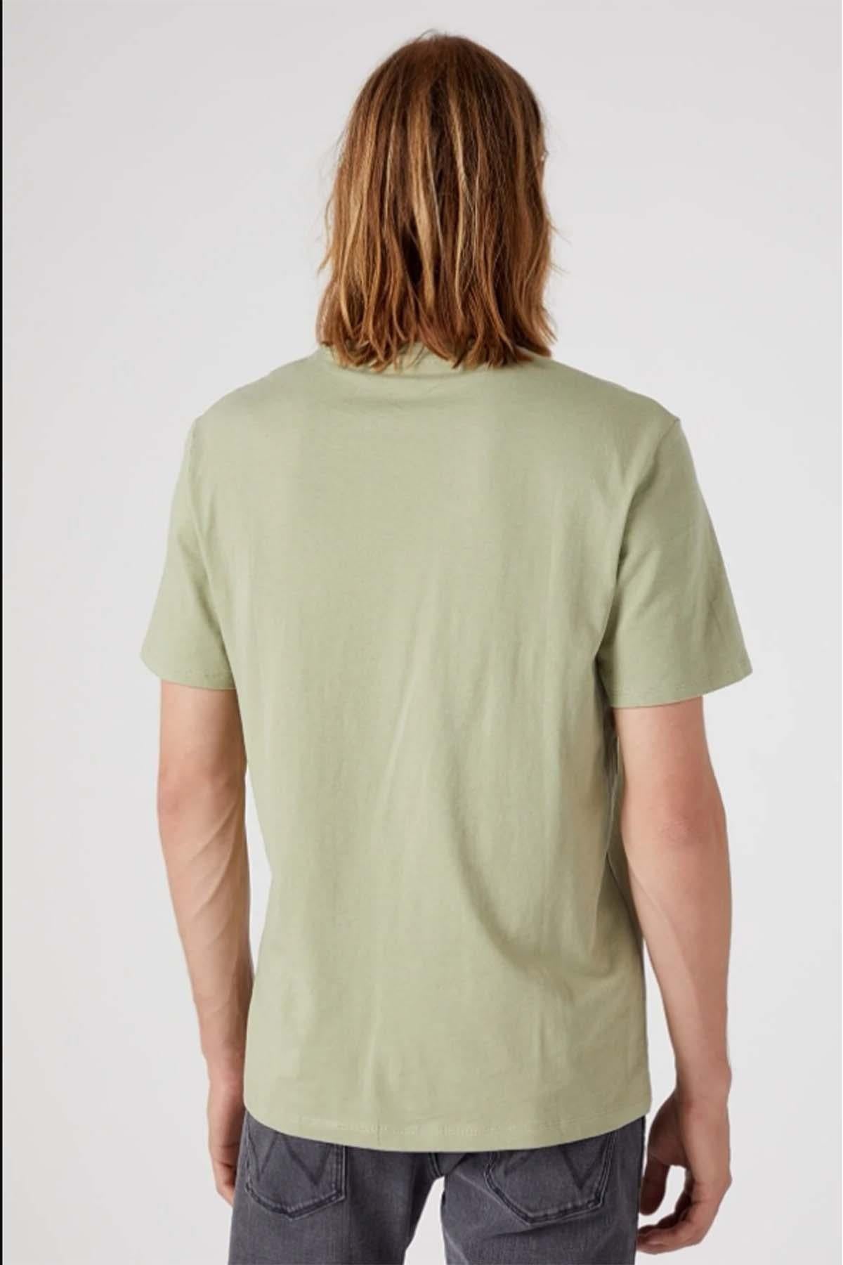 Wrangler Regular Fit Normal Kesim Pamuklu Bisiklet Yaka Tişört - W70PEE  - Wrangler - W70PEE
