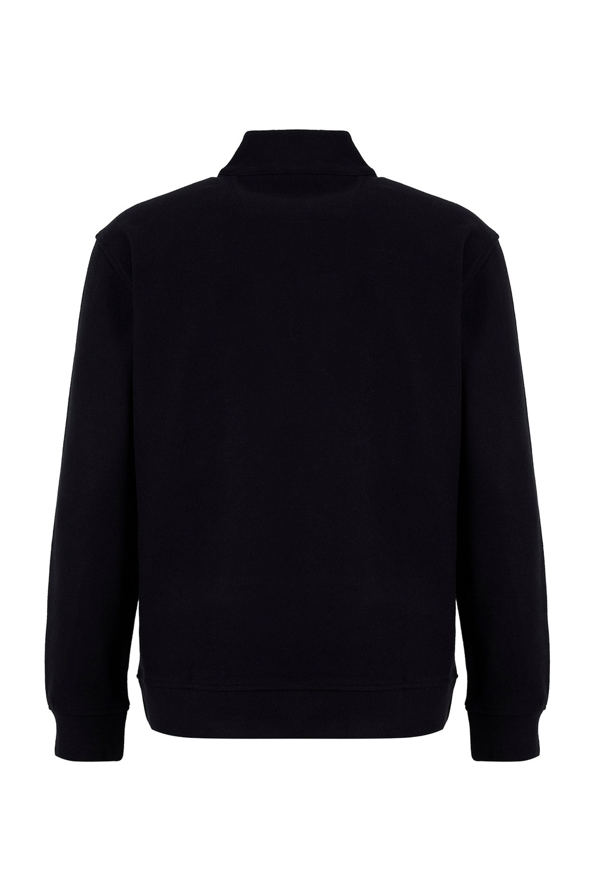 Wrangler Selanik Half Zip Erkek Siyah Sweatshirt-W2620081001 - Wrangler - 5003414740