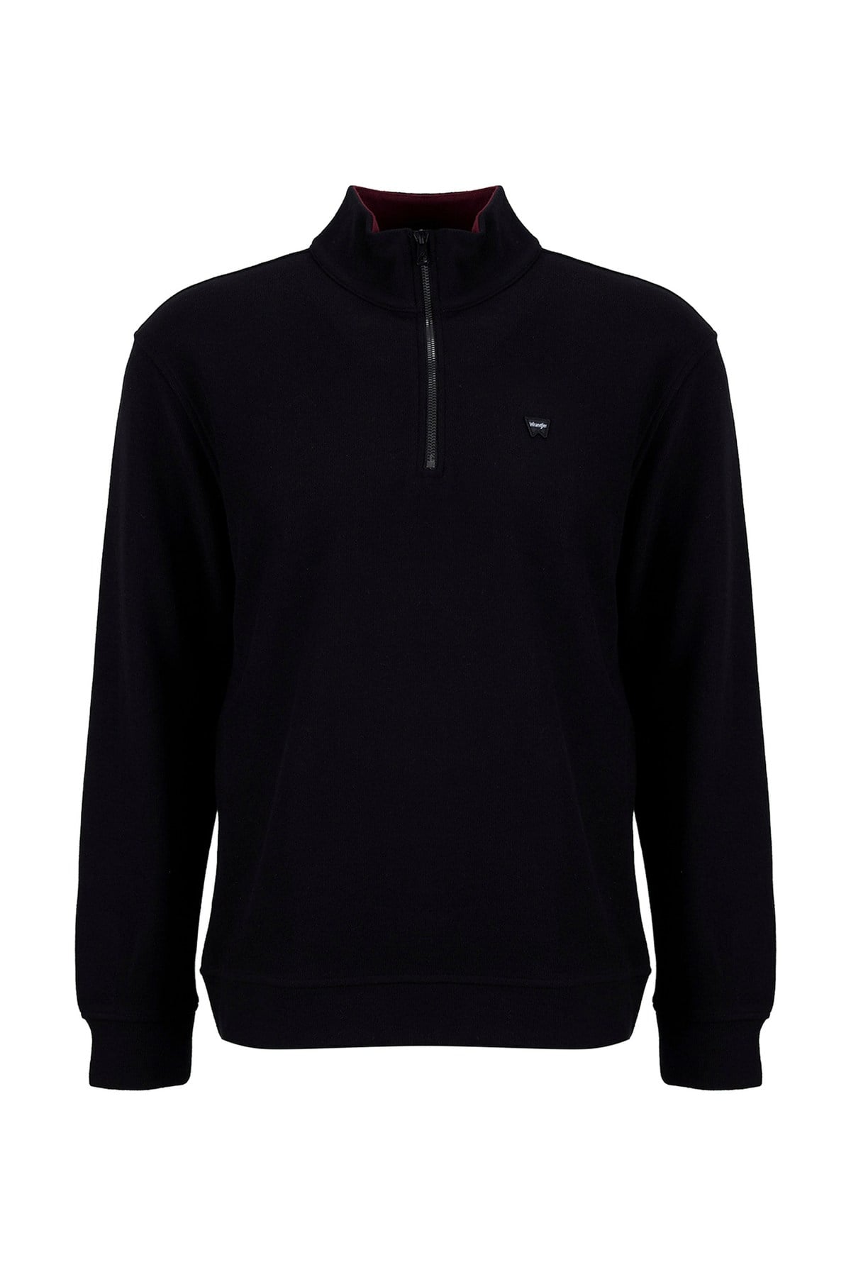 Wrangler Selanik Half Zip Erkek Siyah Sweatshirt-W2620081001 - Wrangler - 5003414740