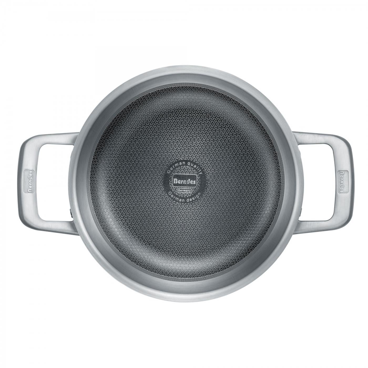 099212 Tricion Pro Paslanmaz Çelik Pilav/Karnıyarık Tenceresi Cam Kapaklı 28cm