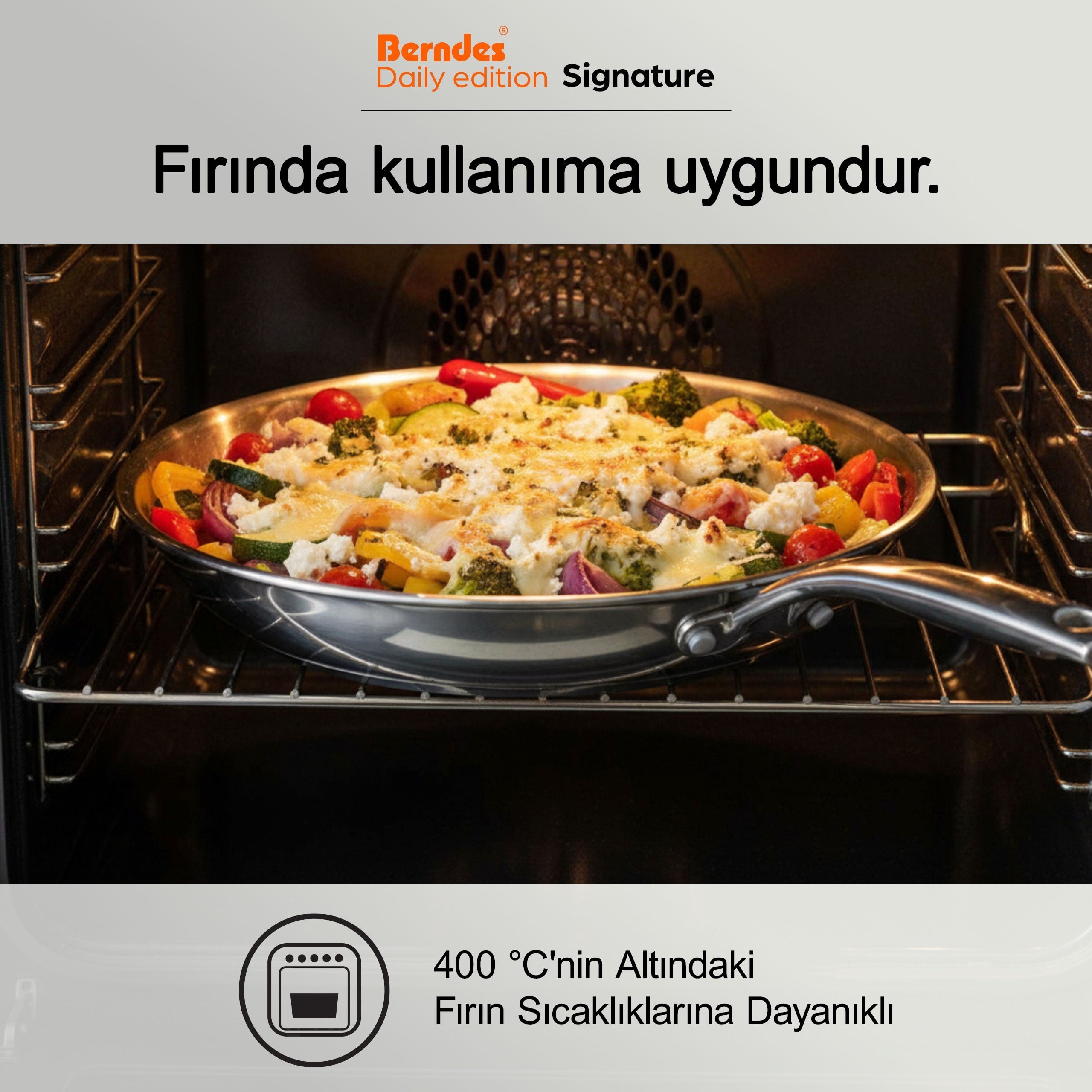099320 Signature Paslanmaz Çelik Tava 20 cm
