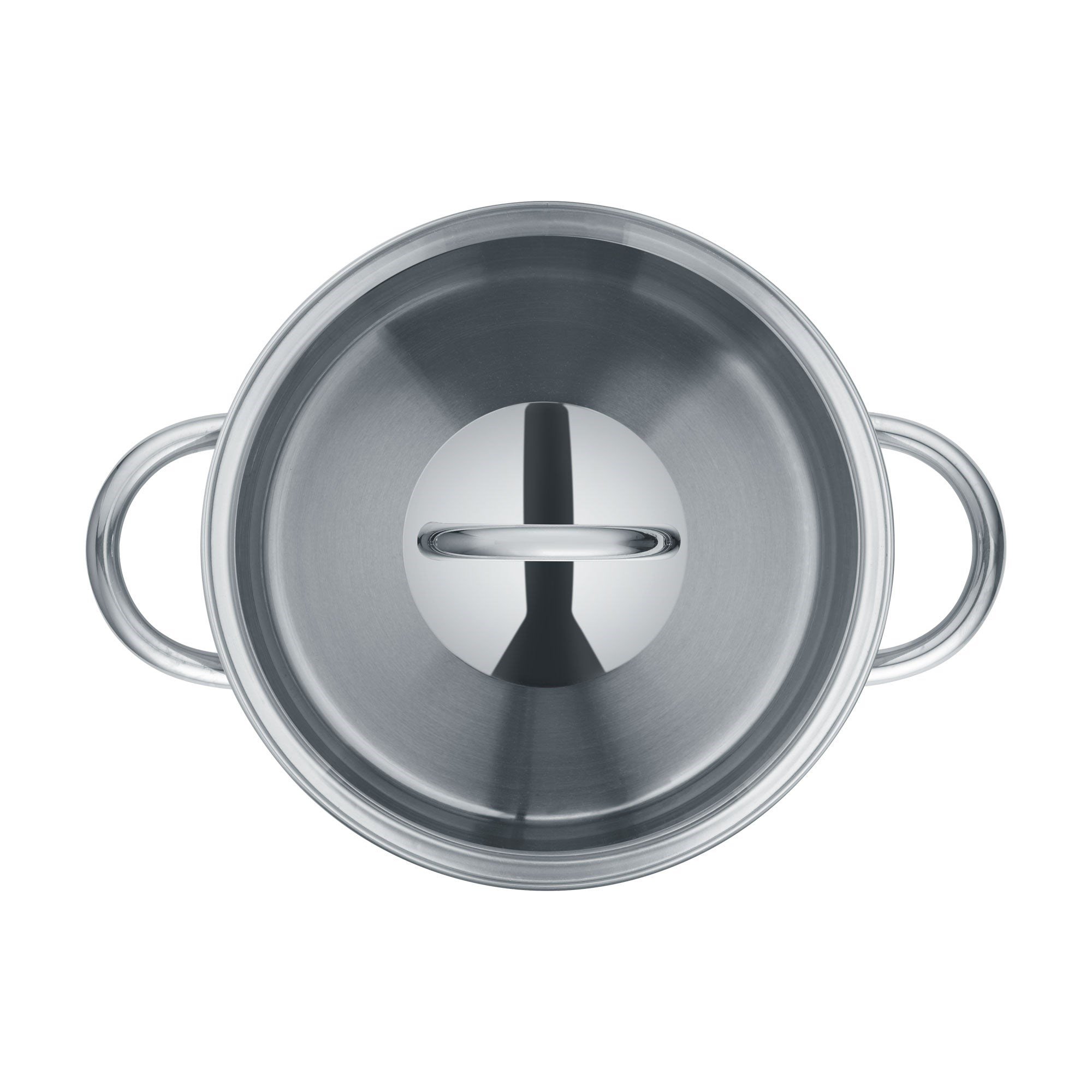 099325 B.MINI Paslanmaz Çelik Tencere (Cam Kapaklı) 14 cm