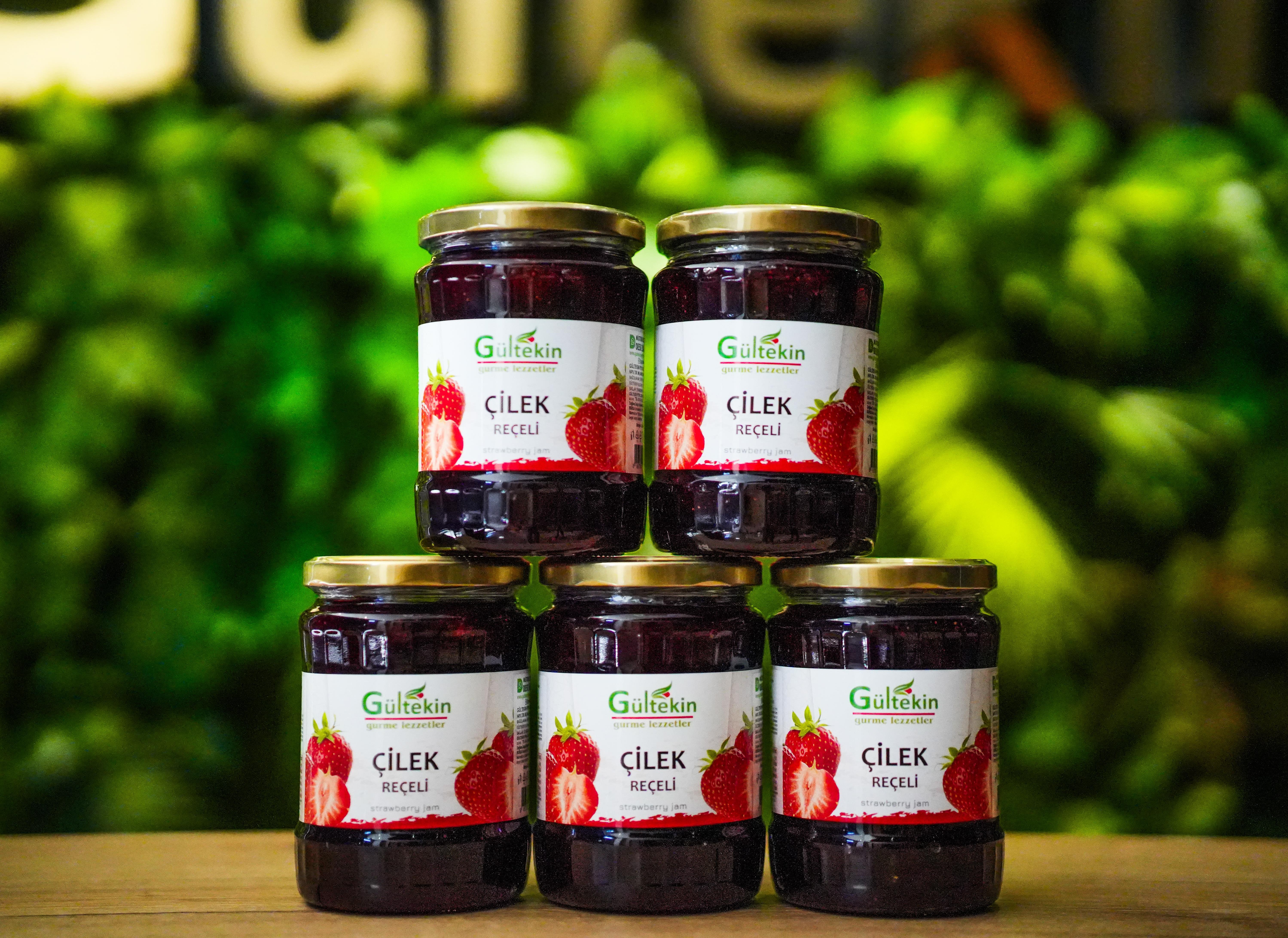 GÜLTEKİN ÇİLEK REÇELİ 700 GR