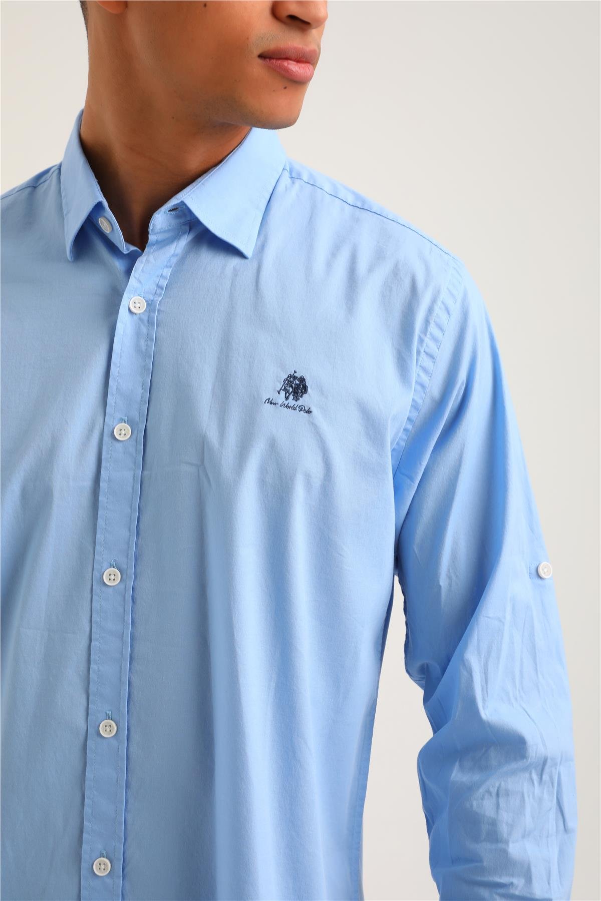 Gömlek Mavi Slim Fit Gömlek 24SSM30003