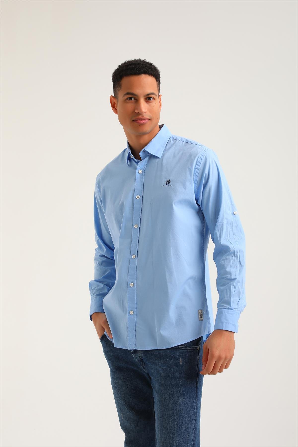 Gömlek Mavi Slim Fit Gömlek 24SSM30003
