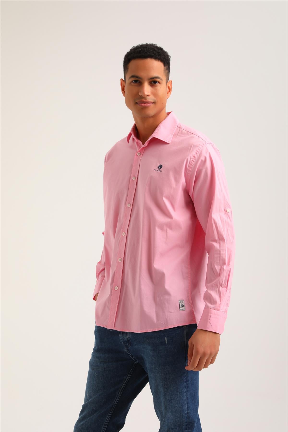 Gömlek Pembe Slim Fit Gömlek 24SSM30003
