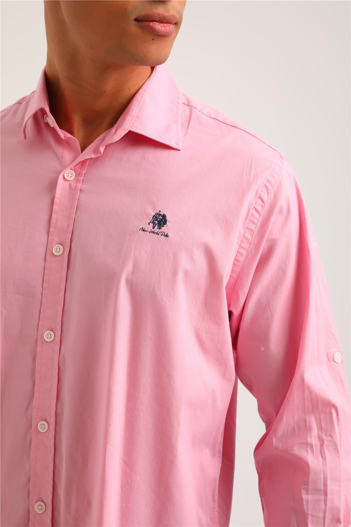 Gömlek Pembe Slim Fit Gömlek 24SSM30003
