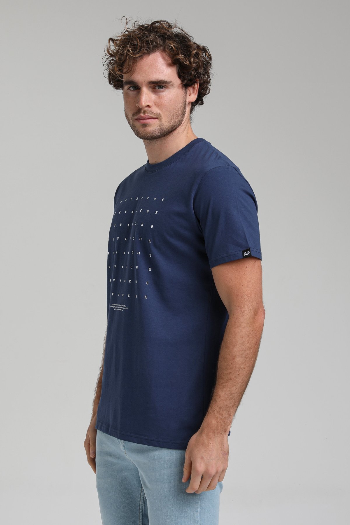 New World Polo Bisiklet Yaka İndigo Slim Fit Tişört 23SSM20303