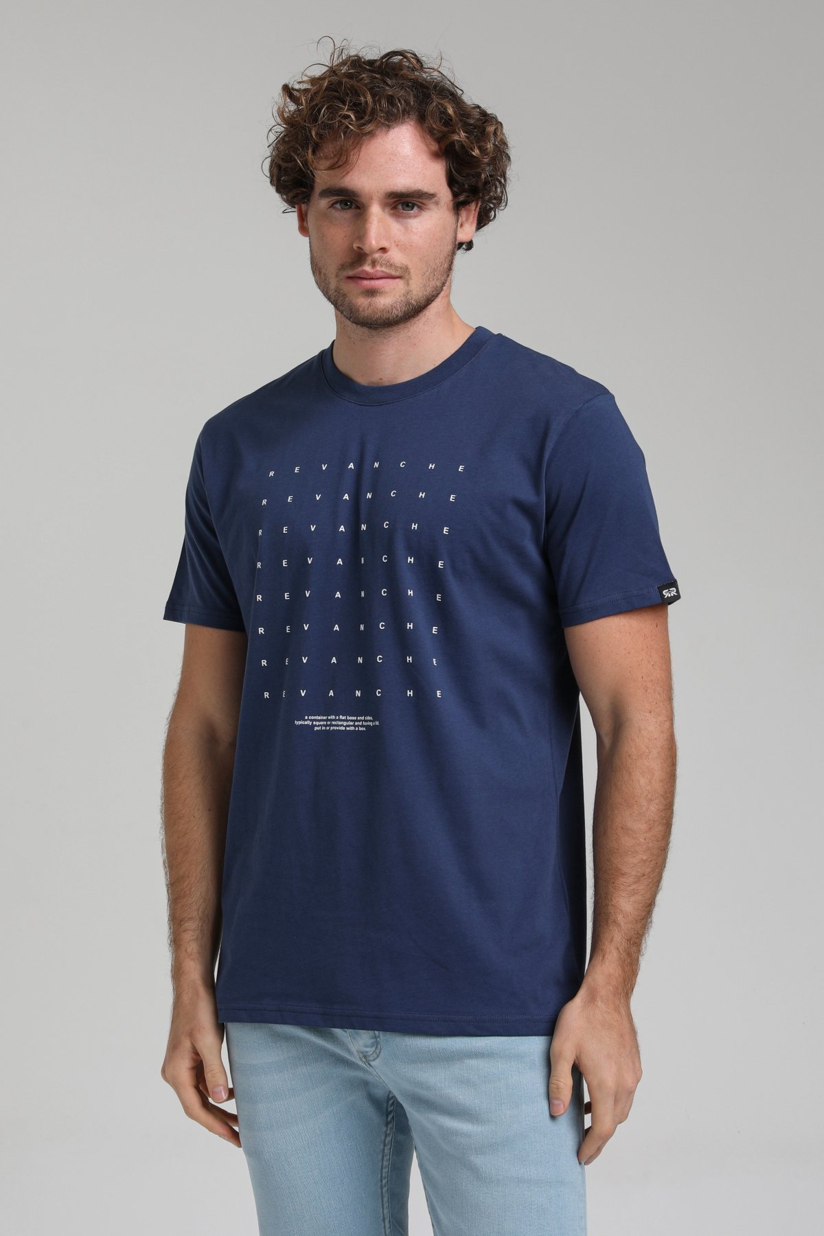 New World Polo Bisiklet Yaka İndigo Slim Fit Tişört 23SSM20303