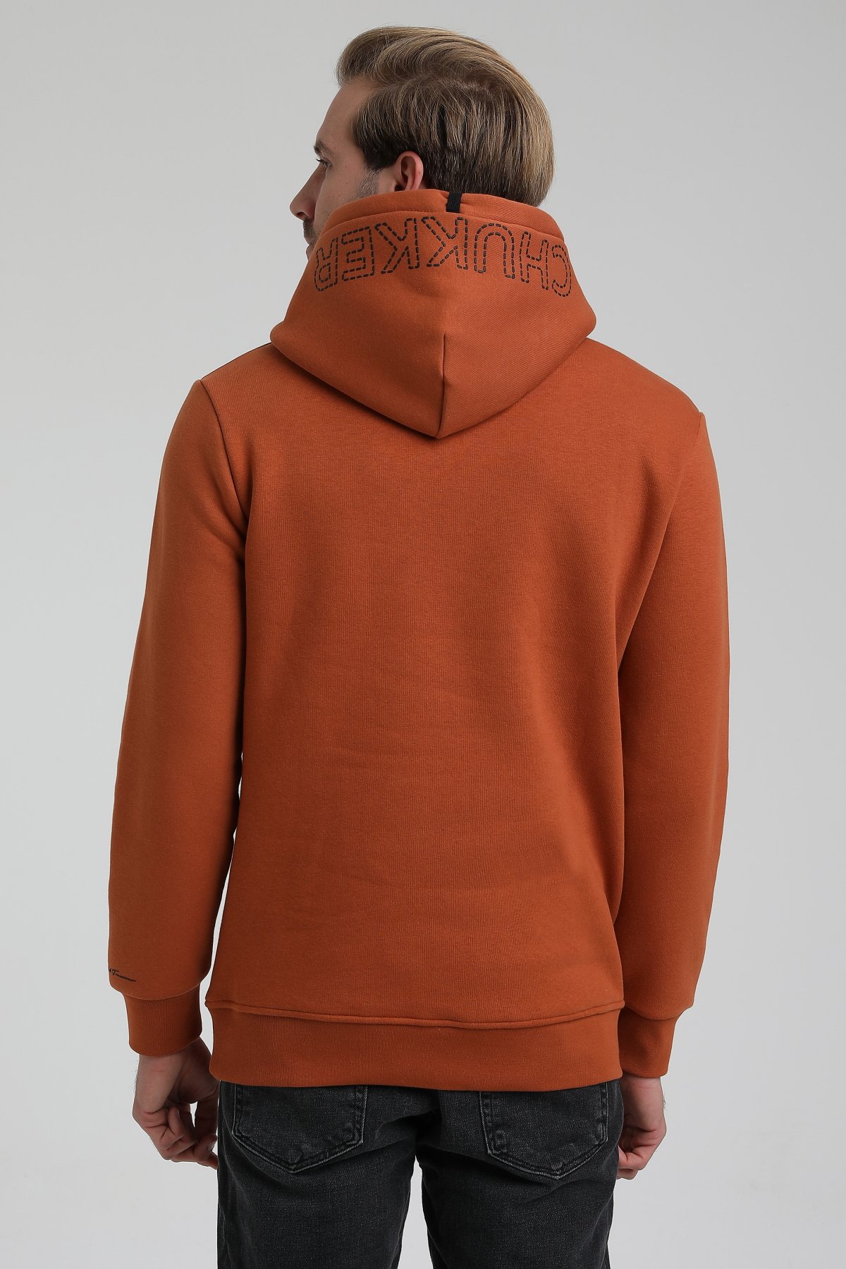 New World Polo Bisiklet Yaka Kiremit Slim Fit Sweatshirt 22FWM64030