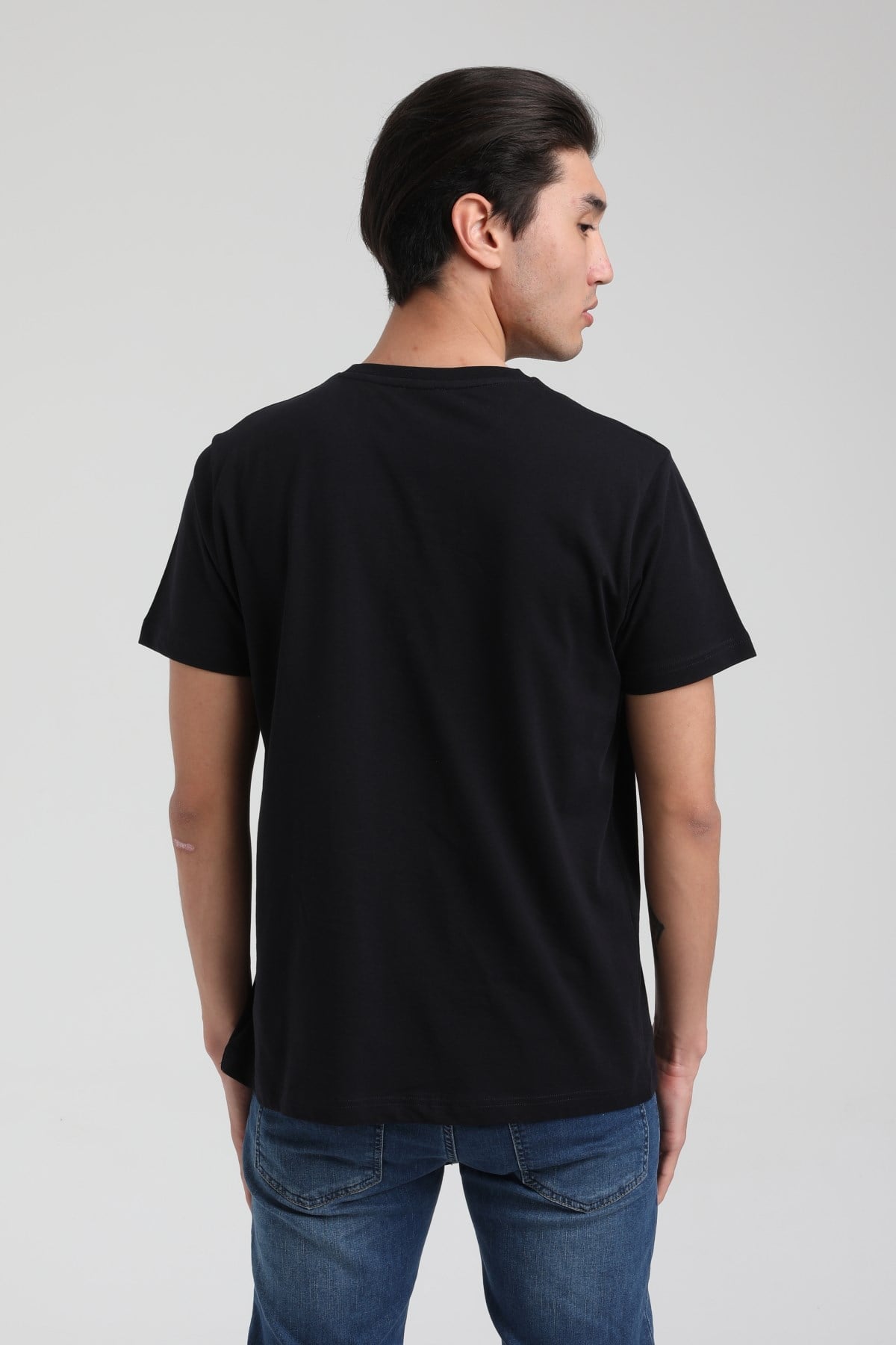 New World Polo Bisiklet Yaka Lacivert Slim Fit Tişört 22.01.T3.001