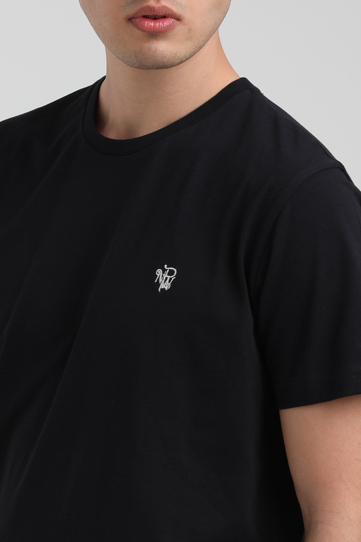 New World Polo Bisiklet Yaka Lacivert Slim Fit Tişört 22.01.T3.001