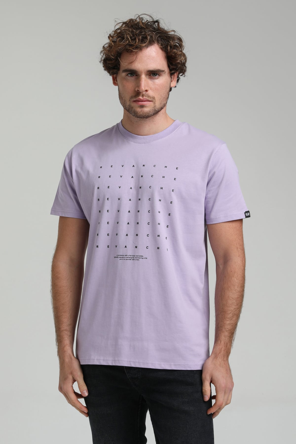 New World Polo Bisiklet Yaka Lila Slim Fit Tişört 23SSM20303