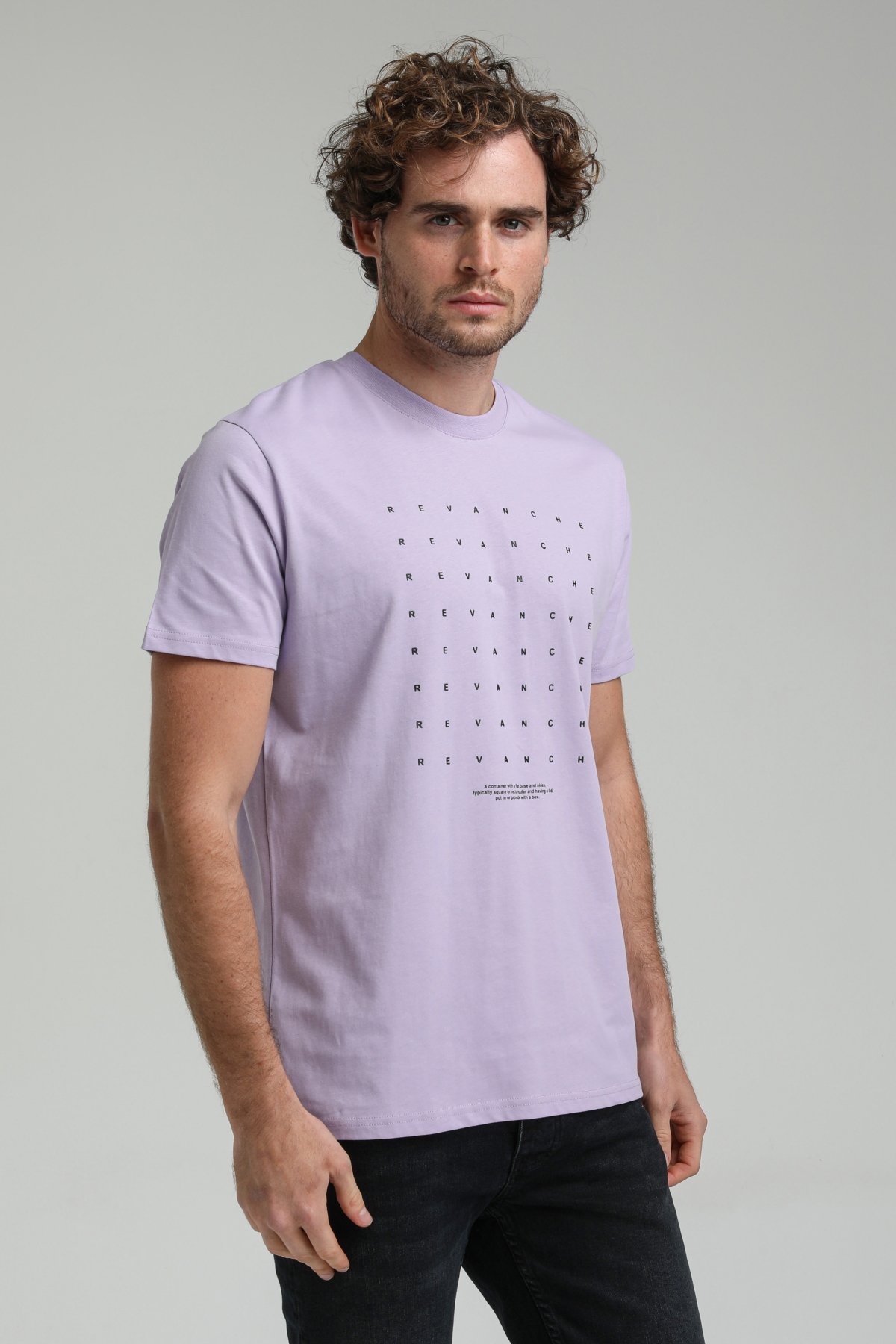 New World Polo Bisiklet Yaka Lila Slim Fit Tişört 23SSM20303