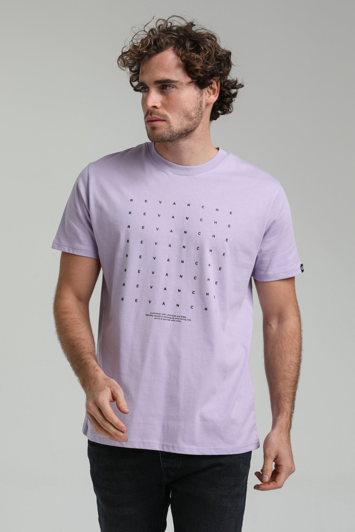 New World Polo Bisiklet Yaka Lila Slim Fit Tişört 23SSM20303