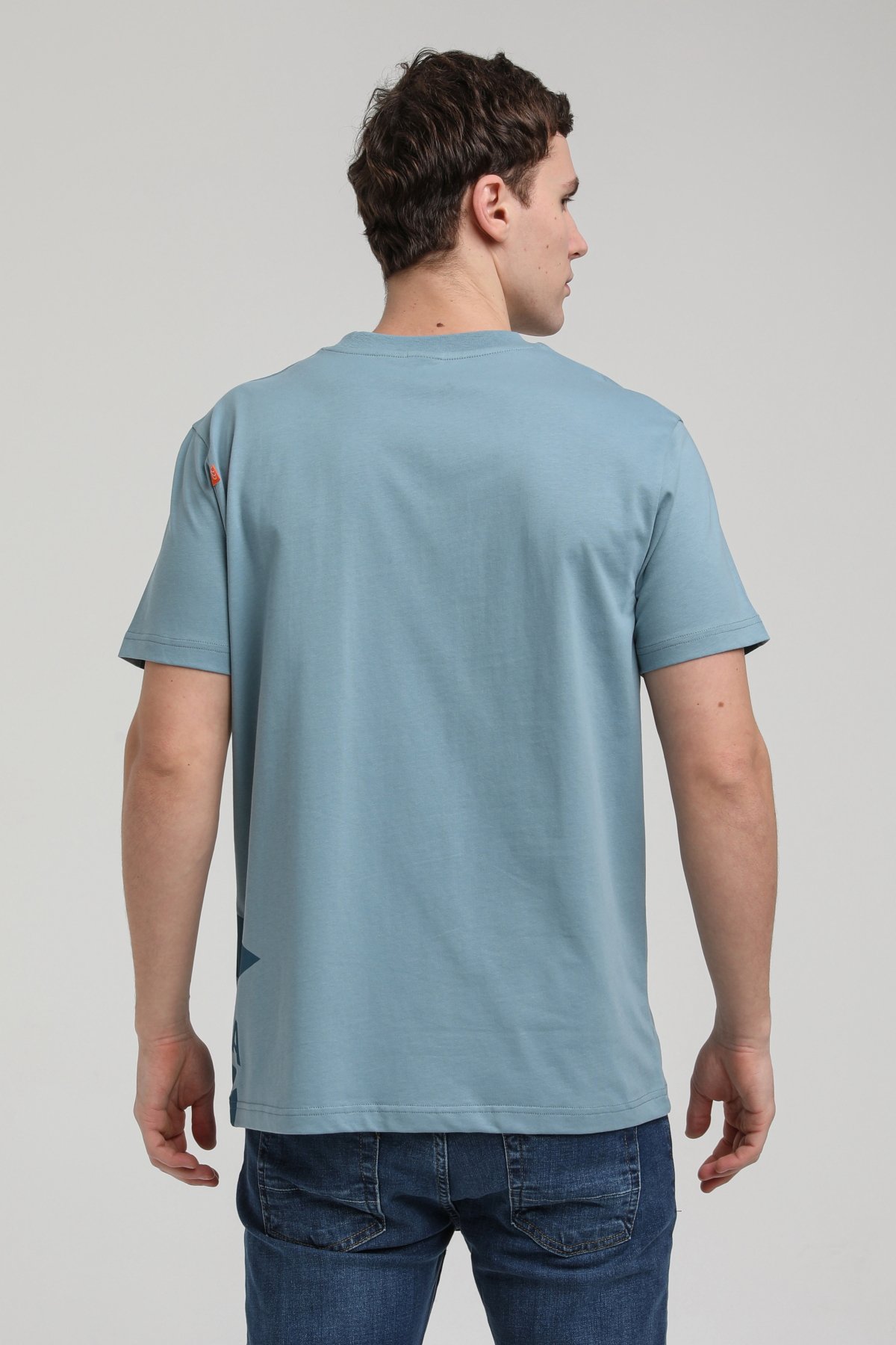 New World Polo Bisiklet Yaka Prada Slim Fit Tişört 23SSM20324