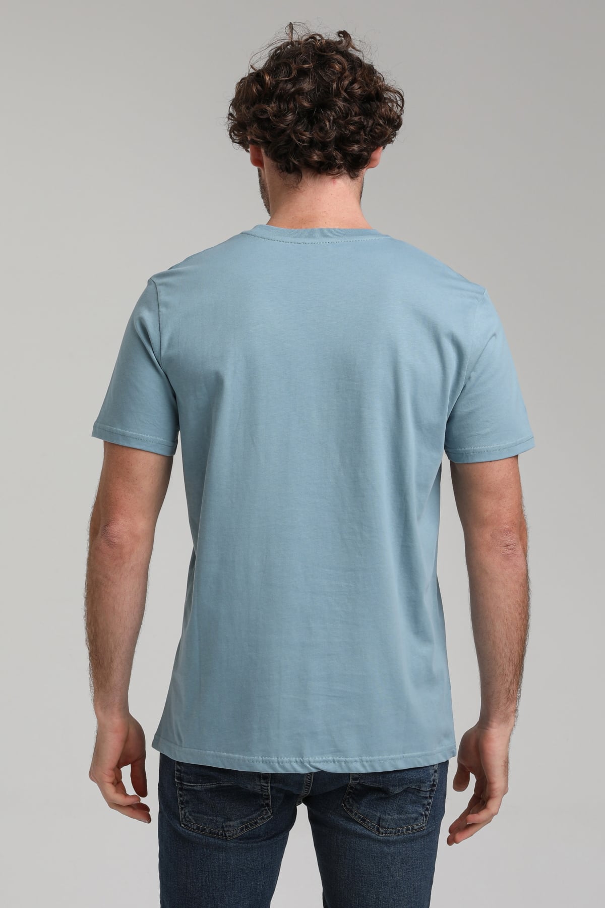 New World Polo Bisiklet Yaka Prada Slim Fit Tişört 23SSM20295