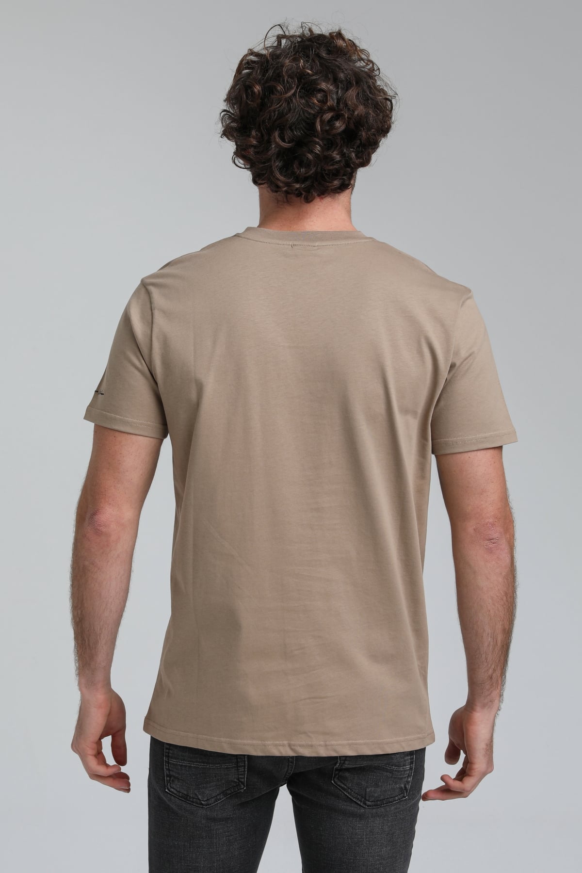New World Polo Bisiklet Yaka Vizon Regular Custom Tişört 23SSM20294